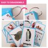 20PCS/Set Sea Animals Kids Gifts English Flash Cards Pocket Card Educational Learning Baby Toys for Children Pre-Kindergarten view 4