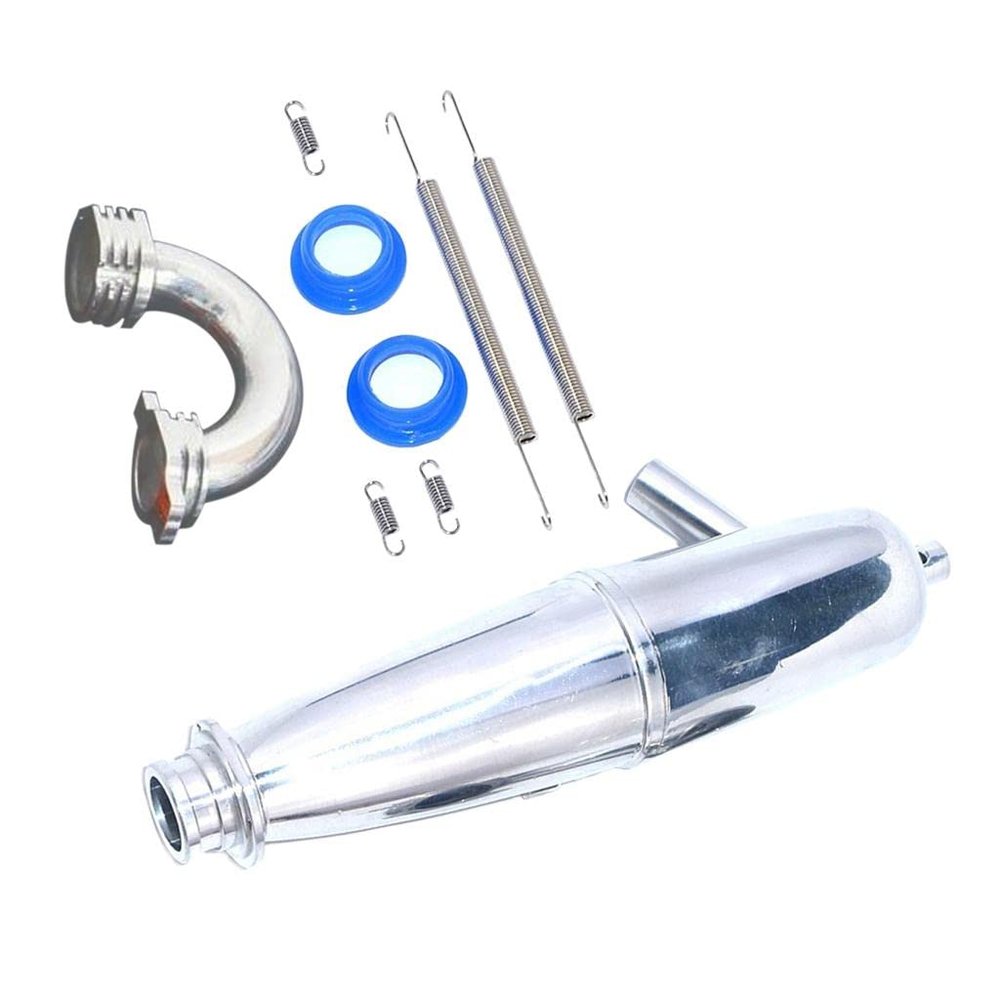 Fityle RC Performance Side Mount Exhaust Pipe for HSP Hobao 1:8 Nitro Buggy Parts