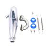 Fityle RC Performance Side Mount Exhaust Pipe for HSP Hobao 1:8 Nitro Buggy Parts view 3