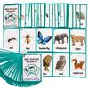 46PCS/Set Wild Animals&Insects Kids Gifts English Flash Cards Pocket Card Educational Learning Baby Toys for Children Pre-Kindergarten view 1