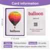 22PCS/Set Transportation Kids Gifts English Flash Cards Pocket Card Educational Learning Baby Toys for Children Pre-Kindergarten view 2