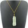 2.2" China Certified Nature Hetian Nephrite Jade Blessing Bat Hollow Carved Necklace Pendants view 2