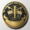 Green Beret Special Forces Airborne Liber Engraveable Military Colorized Challenge Art Coin view 2