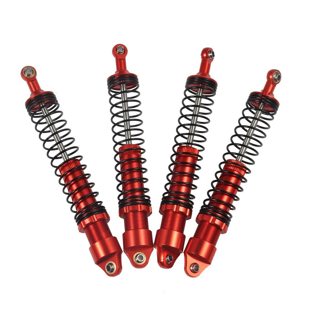 4Pcs 120mm Shock Absorbers for 1:10 RC Crawler Wraith SCX10 90046 TRX-4 D90 CC01 (120MM)