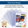 BCW Thick Card Topload Holder | Holds Relic, Patch, and Jersey Cards | Protective Card Sleeves for Collectibles and Trading Cards | Protective Rigid Plastic Display Card Holder (168 pt. / 4.25 MM) view 2