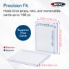 BCW Thick Card Topload Holder | Holds Relic, Patch, and Jersey Cards | Protective Card Sleeves for Collectibles and Trading Cards | Protective Rigid Plastic Display Card Holder (168 pt. / 4.25 MM) view 3