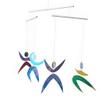Dancers mobile Assembled Dancers Montessori Classic Visual Mobile for Baby Reflectors and discoloration materials.Baby Shower gift idea view 1