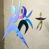 Dancers mobile Assembled Dancers Montessori Classic Visual Mobile for Baby Reflectors and discoloration materials.Baby Shower gift idea view 2