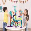 B. toys  Marble Run Toy Set  62-Piece Interactive STEM Toy Featuring Lights, Sounds, and Modular Track Designs  Enhances Creativity, Early Engineering Skills  Ages 3 and Up view 2
