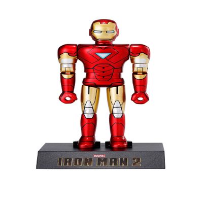 BANDAI SPIRITS( ) Chogokin Heroes Iron Man 2 Iron Man Mark 6, Approx. 3.9 inches (100 mm), ABS Painted Action Figure