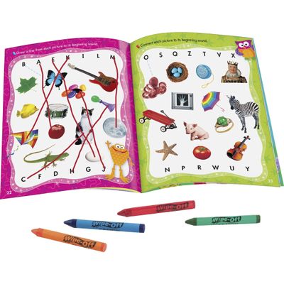 Trend Enterprises Wipe-Off Book Learning Fun Book Set Printed Book, 11" x 8.5" x 0.3"