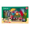 21 Pc Starter Wooden Train Set Train Tracks & Accessories, Magnetic Trains Cars for Toddlers & Older Kids Compatible with Major Brand Train Sets view 1