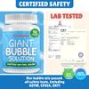 Giant Bubble Solution - Bubble Wands, Bubbles for Kids, Kids Bubbles Mix Powder Makes 896 OZ (7 Gallons) - The Original Solution Mix | 100% Kid Safe view 3