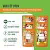 Real Food Blends Variety Pack - Pureed Food Meals for Tube Feeding with Protein, Vegetables & Fruits - 320340 Calories Per Pouch for Lunch & Dinner - 9.4 oz (Pack of 12) view 2