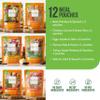 Real Food Blends Variety Pack - Pureed Food Meals for Tube Feeding with Protein, Vegetables & Fruits - 320340 Calories Per Pouch for Lunch & Dinner - 9.4 oz (Pack of 12) view 4