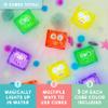 Glo Pals Water-Activated Light-Up Cubes for Sensory Play  12 Pack - Valentine Day Gift view 3