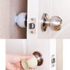 2PCS Silicone Doorknob Covers Door Handle Cover Knob Protective Durable Cover Kids Safety, Blue view 4