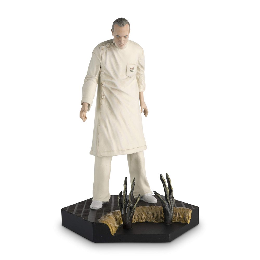 Alien Vs Predator Dr. Gediman Statue with Collector Magazine #42, Multicolor
