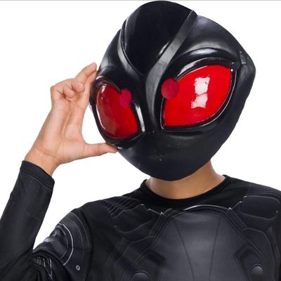 Children's Black Mantha 1/2 Mask