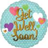 28" GET Well Soon Hearts HX view 1