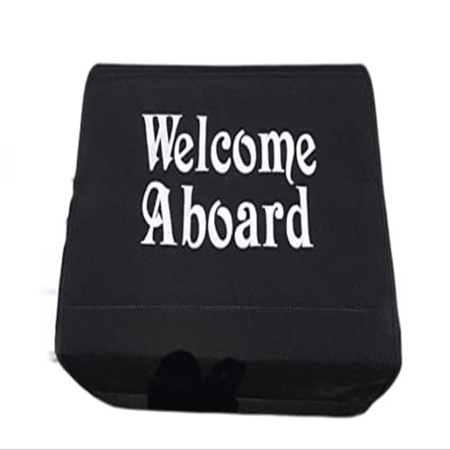 Custom Embroidered Welcome Aboard Boat Boarding Mat Gunwale Cover