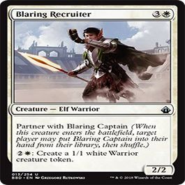 Blaring Recruiter - Foil - 013/254 - U - Battlebond