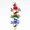 ZEAVOLA 6Pcs Wooden Jingle Hand Bells,Rainbow Handle Wooden Bells Jingle Stick Shaker Rattle Baby Kids Children Musical Toys view 4
