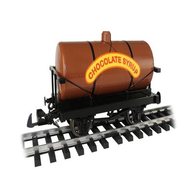 Bachmann Trains - Thomas & Friends Chocolate Syrup Tanker Car - Large G Scale,Dark Brown,98024