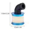 RC Car Air Filter, Sponge Open Design Aluminium Alloy Construction 1/10 Scale Filter for Off-Road RC Trucks, Racing Enthusiasts and Hobbyists(Blue) view 4