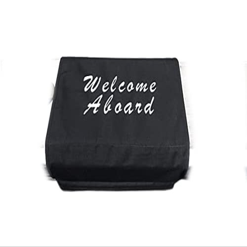 Embroidered Welcome Aboard Gunnel Cover Boarding Mat for Boat