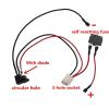 Charging Hole for Children Electric Vehicle 6V 12V Round Charging Port for Children Electric Vehicle Charger Socket Strip line view 2