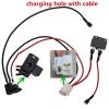Charging Hole for Children Electric Vehicle 6V 12V Round Charging Port for Children Electric Vehicle Charger Socket Strip line view 3
