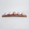 Baseball Wine Barrel Display, 3 Balls view 3