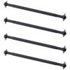 4pcs HobbyPark 08029 Metal Steel 90mm Dogbones Shaft Front/Rear For Volcano Epx/PRO 1/10 Electric RC Monster Truck Parts Replacement view 1