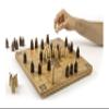 Hnefatafl, Two Player Strategy Game with Wooden Game Board, for Kids and Adults view 4
