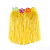 1 Set 40cm Kids Party Hawaii Dress Hula Grass Skirt - Double Layer Thickened HawaiiSkirt for Luau Party Decorations Supplies Yellow view 3