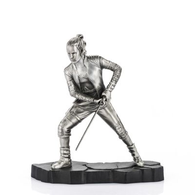 Royal Selangor Hand Finished Star Wars Collection Pewter Limited Edition Rey Statue Gift