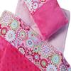 18" Doll Mattress & Bedding Set, Pink Floral view 3
