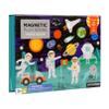 Petit Collage Outer Space Play Scene Mix and Match Magnetic Pieces, Ages 3+, 2 Scenes and 54 Pieces view 1