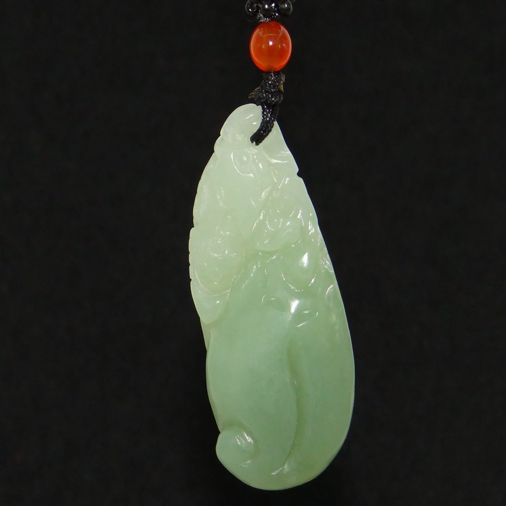 2" China Certified Nature Hetian Nephrite Jade Wealth Toad and Gourd Hand Carved Necklace Pendants