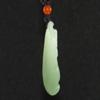 2" China Certified Nature Hetian Nephrite Jade Wealth Toad and Gourd Hand Carved Necklace Pendants view 4