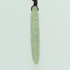 2.3" China Certified Nature Hetian Nephrite Jade Siyam Double Carved Necklace Pendants view 3