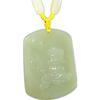 2" China Certified Nature Hetian Nephrite Jade Blessing Buddha Hand Carved Necklace Pendants 0982 view 1