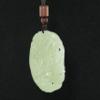 2.2" China Certified Nature Hetian Nephrite Jade Auspicoius Dragon Hollow Carved Necklace Pendants 0983 view 4