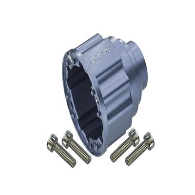 GPM for Traxxas Unlimited Desert Racer 4X4 (#85076-4) Upgrade Parts Aluminum Front Or Center Diff Case - 1Pc Set Gray Silver