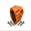 GPM For Traxxas Unlimited Desert Racer 4X4 (#85076-4) Upgrade Parts Aluminum Front Or Center Diff Case - 1Pc Set Orange view 1