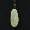 1.8" China Certified Nature Hetian Nephrite Jade Wealth Fish and Ruyi Fine Carved Necklace Pendants view 1