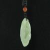 1.5" China Certified Nature Hetian Nephrite Jade Wealth Smart Pixiu Fine Carved Necklace Pendants 0974 view 3