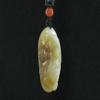 2.4" China Certified Nature Hetian Nephrite Jade Arhat Amulet Fine Carved Necklace Pendants 0953 view 2