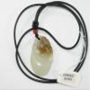 1.7" China Certified Nature Hetian Nephrite Jade Fortune Toad and Eggplant Fine Carved Necklace Pendants view 1